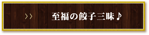 至福の餃子三昧♪